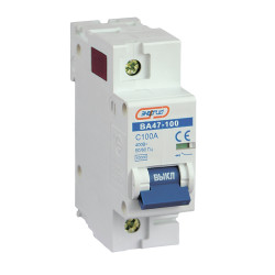 Автоматический выключатель Энергия ВА47-100 1P 100A / Е0301-0082